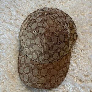 Coach Signature Brown Cap